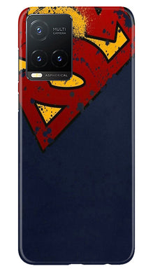 Superman Superhero Mobile Back Case for Vivo T1X  (Design - 125)