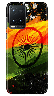 Indian Flag Mobile Back Case for Vivo T1X  (Design - 137)