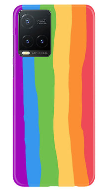 Multi Color Baground Mobile Back Case for Vivo T1X  (Design - 139)