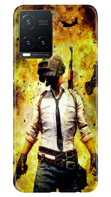 Pubg Mobile Back Case for Vivo T1X  (Design - 149)