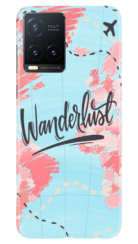 Wonderlust Travel Case for Vivo T1X (Design No. 192)