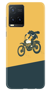 Bike Lovers Mobile Back Case for Vivo T1X (Design - 225)