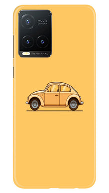 Vintage Car Mobile Back Case for Vivo T1X (Design - 231)
