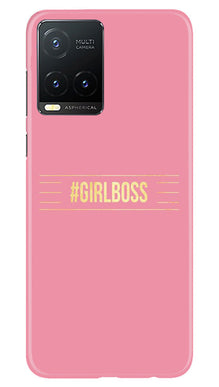 Girl Boss Pink Mobile Back Case for Vivo T1X (Design - 232)
