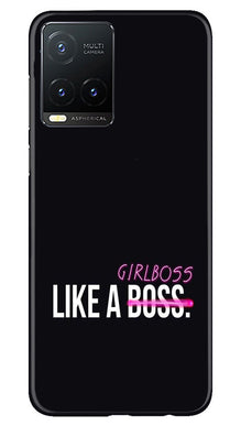 Like a Girl Boss Mobile Back Case for Vivo T1X (Design - 234)