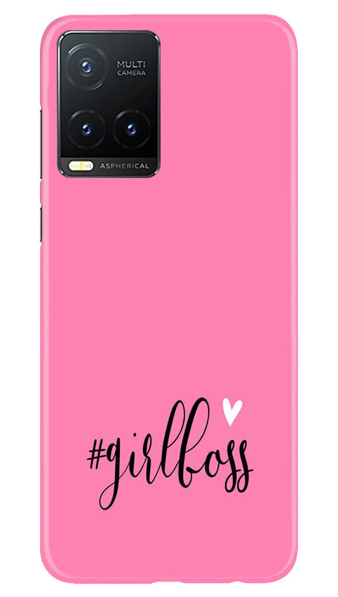Girl Boss Pink Case for Vivo T1X (Design No. 238)