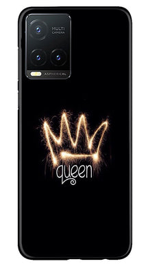 Queen Mobile Back Case for Vivo T1X (Design - 239)