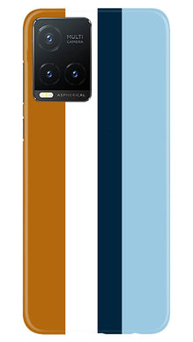Diffrent Four Color Pattern Mobile Back Case for Vivo T1X (Design - 244)