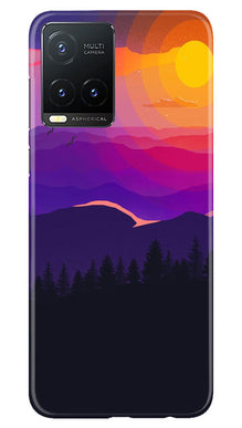 Sun Set Mobile Back Case for Vivo T1X (Design - 248)