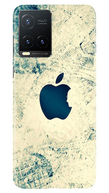 Apple Logo Mobile Back Case for Vivo T1X (Design - 251)