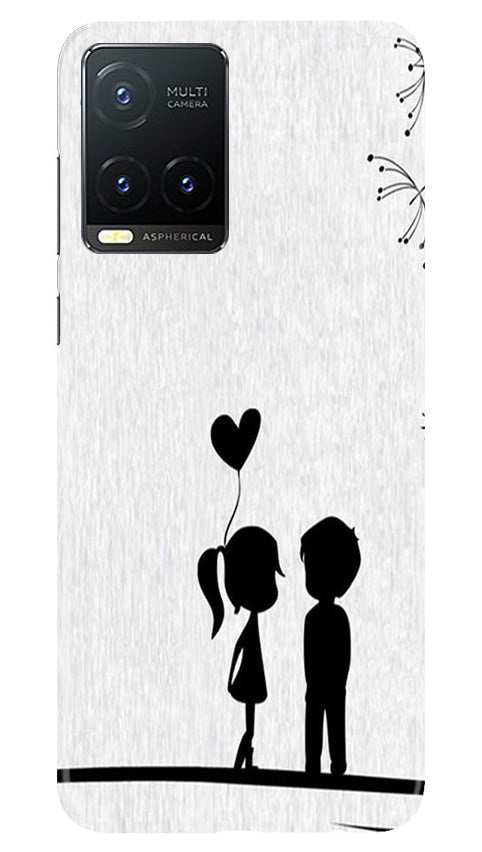 Cute Kid Couple Case for Vivo T1X (Design No. 252)