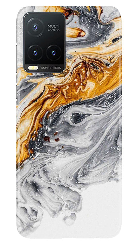 Marble Texture Mobile Back Case for Vivo T1X (Design - 272)