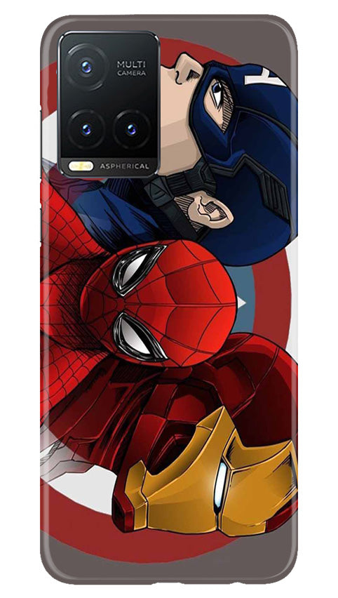 Superhero Mobile Back Case for Vivo T1X (Design - 273)