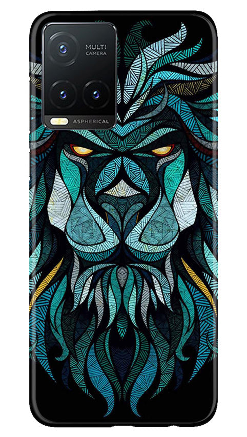 Lion Mobile Back Case for Vivo T1X (Design - 276)