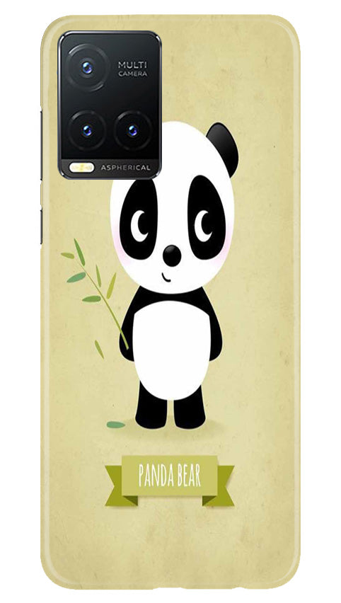 Panda Bear Mobile Back Case for Vivo T1X (Design - 279)