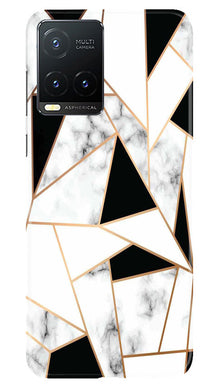 Marble Texture Mobile Back Case for Vivo T1X (Design - 284)