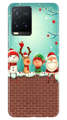 Santa Claus Mobile Back Case for Vivo T1X (Design - 296)