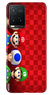 Mario Mobile Back Case for Vivo T1X (Design - 299)