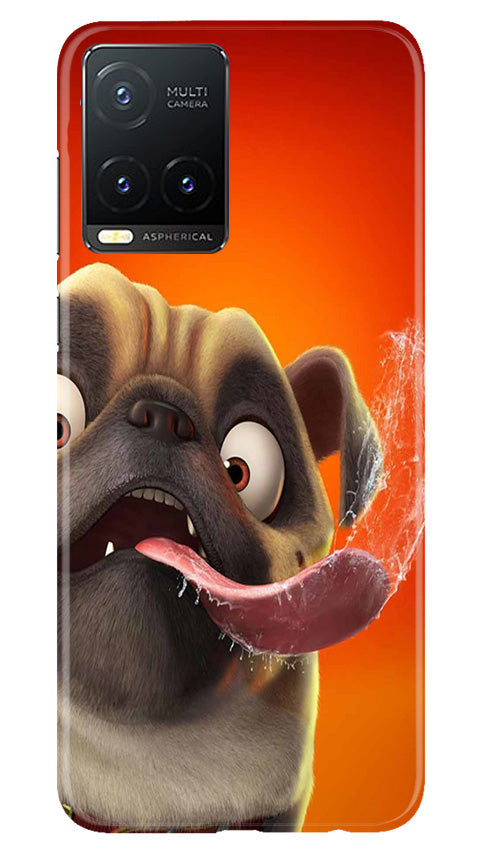 Dog Mobile Back Case for Vivo T1X (Design - 303)