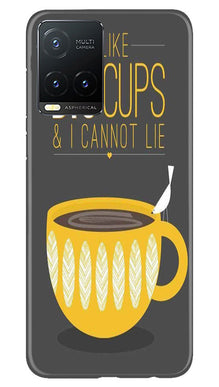 Big Cups Coffee Mobile Back Case for Vivo T1X (Design - 312)