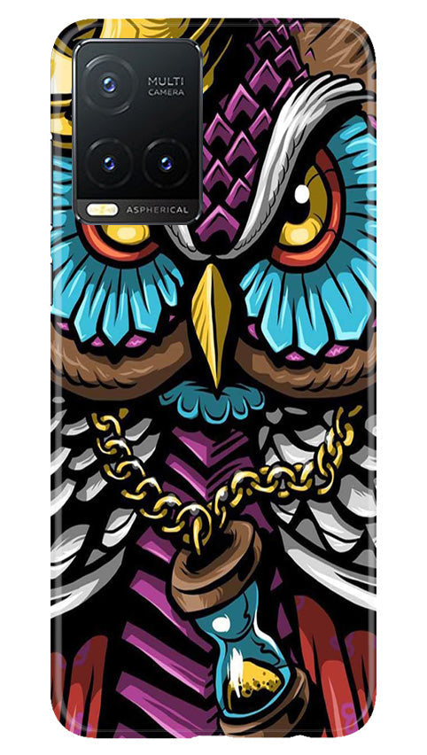 Owl Mobile Back Case for Vivo T1X (Design - 318)