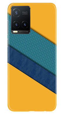 Diagonal Pattern Mobile Back Case for Vivo T1X (Design - 329)