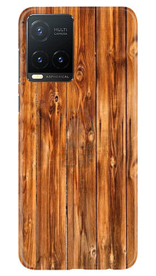 Wooden Texture Mobile Back Case for Vivo T1X (Design - 335)