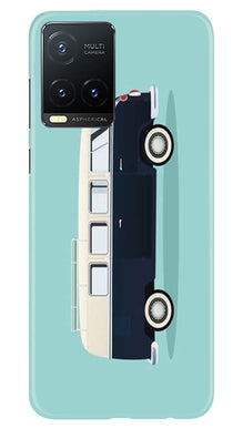 Travel Bus Mobile Back Case for Vivo T1X (Design - 338)