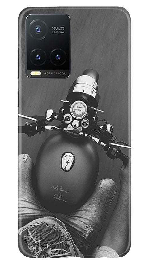 Royal Enfield Mobile Back Case for Vivo T1X (Design - 341)