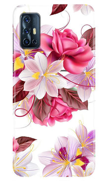 Beautiful flowers Mobile Back Case for Vivo V17 (Design - 23)