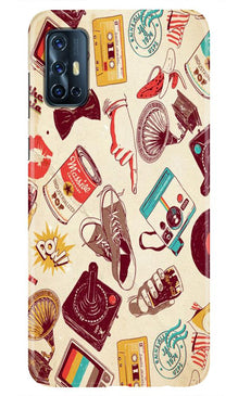 Vintage Mobile Back Case for Vivo V17 (Design - 35)