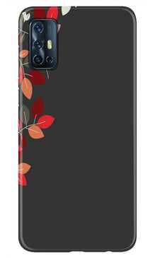 Grey Background Mobile Back Case for Vivo V17 (Design - 71)