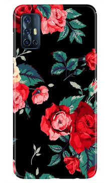 Red Rose2 Mobile Back Case for Vivo V17 (Design - 81)