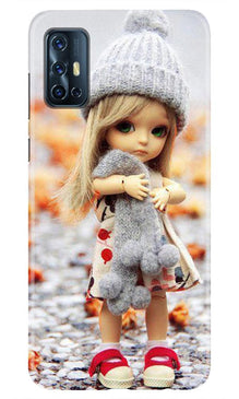 Cute Doll Mobile Back Case for Vivo V17 (Design - 93)
