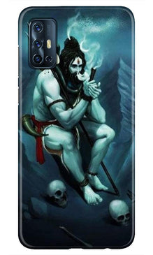Lord Shiva Mahakal2 Mobile Back Case for Vivo V17 (Design - 98)