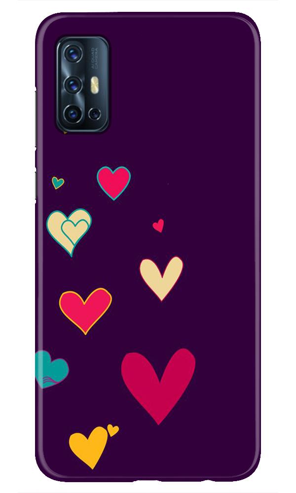 Purple Background Case for Vivo V17  (Design - 107)
