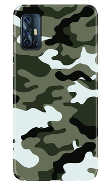 Army Camouflage Mobile Back Case for Vivo V17  (Design - 108)
