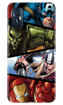 Avengers Superhero Mobile Back Case for Vivo V17  (Design - 124)