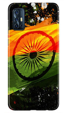 Indian Flag Mobile Back Case for Vivo V17  (Design - 137)