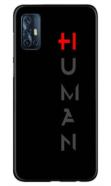 Human Mobile Back Case for Vivo V17  (Design - 141)