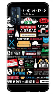 Friends Mobile Back Case for Vivo V17  (Design - 145)