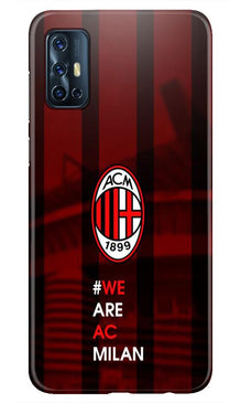 AC Milan Mobile Back Case for Vivo V17  (Design - 155)