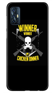 Winner Winner Chicken Dinner Mobile Back Case for Vivo V17  (Design - 178)