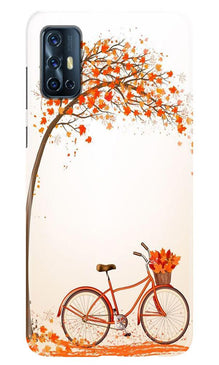 Bicycle Mobile Back Case for Vivo V17 (Design - 192)
