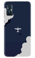 Clouds Plane Case for Vivo V17 (Design - 196)