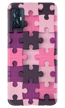 Puzzle Mobile Back Case for Vivo V17 (Design - 199)