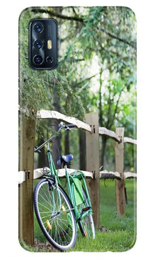 Bicycle Mobile Back Case for Vivo V17 (Design - 208)