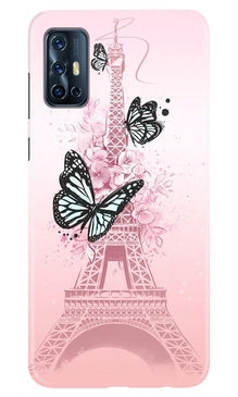 Eiffel Tower Mobile Back Case for Vivo V17 (Design - 211)