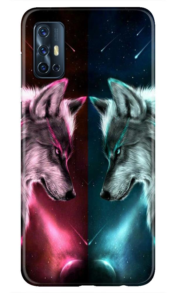 Wolf fight Case for Vivo V17 (Design No. 221)