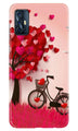 Red Heart Cycle Case for Vivo V17 (Design No. 222)